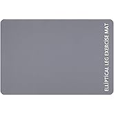 LOOEEL Under Desk Elliptical Mat,Ellipse Machine Mat,Non-Slip Workout Pad Equipment for Peloton Bike,Suitable for Electric Foot Exercise Equipment,Stability and Floor Protection