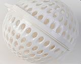 White Laundry Bra Washing Ball For Upto Sizes DDD & E Cups