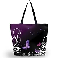 Beach Tote Bags Travel Totes Bag Shopping Zippered Tote for Women Foldable Waterproof Overnight Handbag