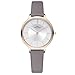 IBSO Women Watches Leather Mesh Strap Round Case Analog Fashion Ladies Wrist Watches (6608 Grey)