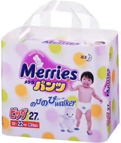 Amazon パンツ ビッグサイズ メリーズさらさらエアスルー 12 22kg 27枚 メリーズ おむつ