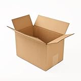 Pratt PRA0027 Recycled Corrugated Cardboard Single Wall Standard Long Box with C Flute, 10