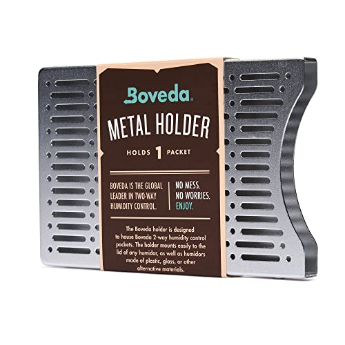Boveda Brushed Aluminum Humidity Pack Holder For Cigar Humidor For