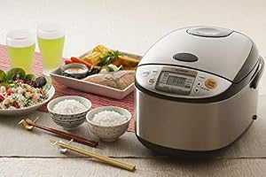 Amazon Com Zojirushi Ns Tsc18 Micom Rice Cooker And Warmer 10 Cups Kitchen Dining
