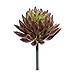 MagiDeal Artificial Succulent Real Touch Echeveria Flower Foliage Plant Decor Purple