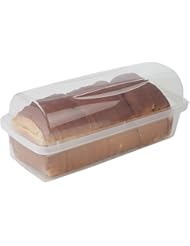 Home-X Transparent Plastic Bread Box
