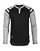 ZIMEGO Men's Casual Long Sleeve Baseball T-Shirt Athletic Slim Fit Button Henley
