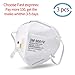 3M KN90 Face Mask high filtration barrier against Virus, Dust, Pollen, Bacteria, Allergies, Paint, Breathable Respirator Mask with Soft Lining and Earloops 3 PCS FFP2 MASK
