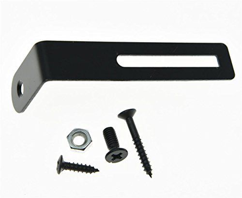 KAISH Black LP Pickguard Bracket Scratch Plate Bracket w/ Screws for Les Paul
