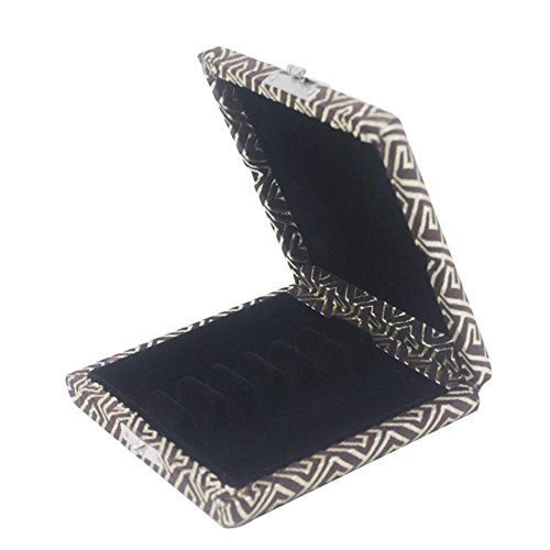 JYFY Oboe Reeds Case Silk Satins Wood Oboe Reed Box Reed Case for 6pcs Oboe Reeds (Coffee) - Thumbnail 3