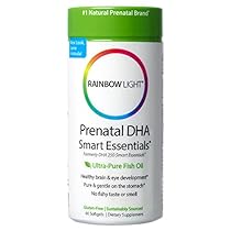 Rainbow Light - Prenatal DHA Smart Essentials, 60 Softgels, Omega-3 Fatty Acids