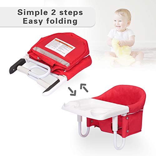 Hook On Chair, Safe and High Load Design, FoldFlat Storage and Tight