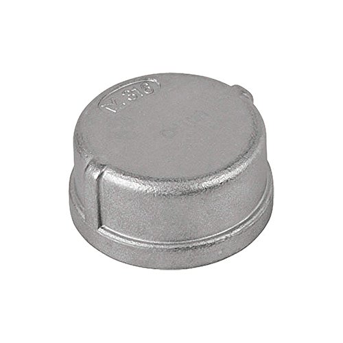 Conduit Cap, Thread, 3/4in, 57/64inL, 316 SS Industrial