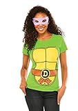 Rubie's Costume Teenage Mutant Ninja Turtles Top With Mask and Donatello, Green, Medium