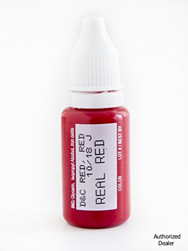 BioTouch REAL RED Permanent Makeup Cosmetic Tattoo Ink Micro Pigment Color .5 oz