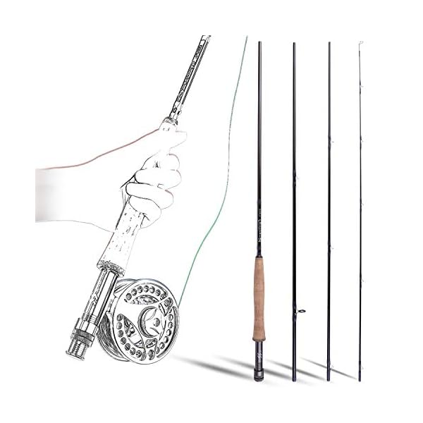 sougayilang fly fishing rod reel combos