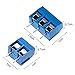 KeeYees 60pcs 5mm Pitch 2 Pin & 3 Pin PCB Mount Screw Terminal Block Connector for Arduino (50 x 2 Pin, 10 x 3 Pin)