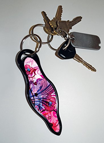Self Defense Keychain – 16 Designer Styles – U.S. and Air Travel Legal – Non Lethal – No Risk of Personal Injury Like Pepper Spray/Stun Guns – Even Effective Against Attacks from Behind – With E-book