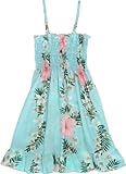 RJC Girls Paradise Lei Panel Elastic Tube Top Ruffle Sundress