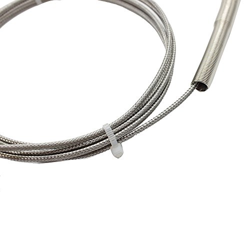 T-PRO K Type Thermocouple 0-800℃ Stainless steel Probe&2M/6.6Ft Lead Wire