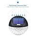 AMIR Solar Fence Lights Outdoor, 4 Pack 22LM Deck Lights, Auto On/Off Dusk to Dawn Post Lights, Waterproof Solar Garden Decorative Step Light, for Wall, Pathway, Driveway, Patio, Yard, Garden (Black)