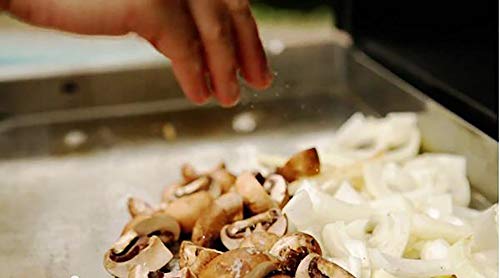 Little Griddle GQ230 Stainless Steel Professional Quality Griddle with Heat Cross Bracing and Removable Handles for Charcoal/Gas Grills, Camping, Tailgating, and Parties (Renewed) - Thumbnail 4