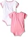 Adidas Baby Girls' 2 Pack Bodysuits, Assorted, 6 Months