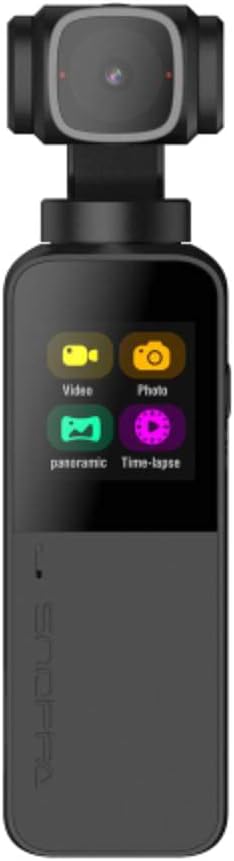 Snoppa Vmate Handheld Gimbal Camera Palm Sized 3-Axis 4K Camera 118g WiFi Connection with Microphone 90° Rotating Lens