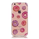iPhone 7 Case, Firefish Clear [Bumper] Case Anti-Slip Shockproof Scratch-Resistant Ultra Slim Durable Soft Flexible TPU Gel Case for Apple iPhone 7 - Doughnut