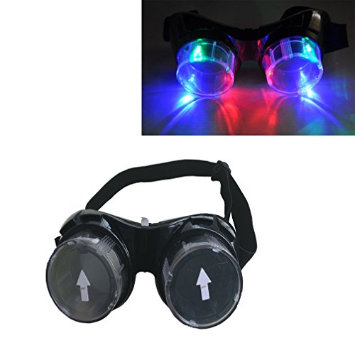 LED Glow Blink Clothing Accessories - Luwint Lights Up Costume Show Prop Toy for Boys Girls Birthday Party