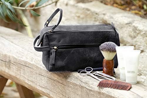 Rustic Town Buffalo Leather Toiletry Bag : Vintage Travel Shaving & Dopp Kit : for Toiletries, Cosmetics & More : Spacious Interior & Waterproof Lining : Compact, Fits Easily in Luggage 6 Rustic Town Buffalo Leather Toiletry Bag : Vintage Travel Shaving & Dopp Kit : for Toiletries, Cosmetics & More : Spacious Interior & Waterproof Lining : Compact, Fits Easily in Luggage