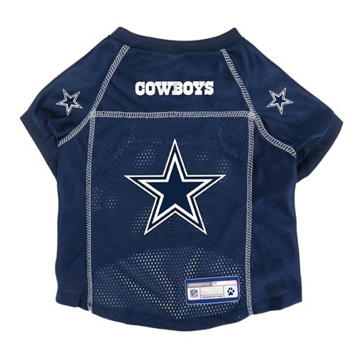 Little Earth Productions Littlearth NFL Dallas Cowboys Pet Jersey, Medium