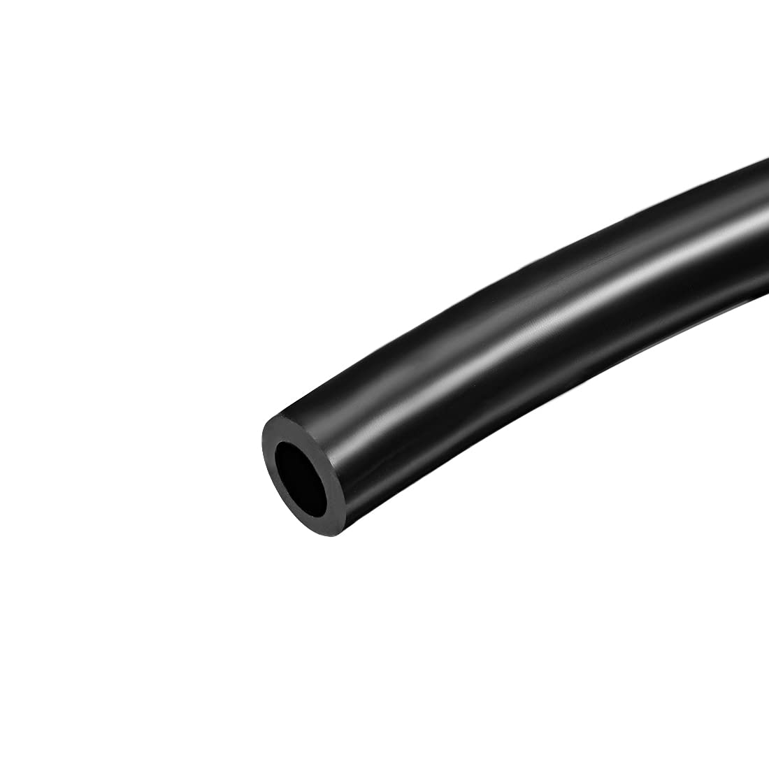 uxcell Silicone Tubing 3/8"(10mm) ID X 5/8"(16mm) OD 3.3ft(1m) Silicone Rubber Tube Air Hose Pipe for Pump Transfer Black