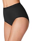 Bali Women`s Set of 6 Full-Cut-Fit Stretch Cotton Brief - Best-Seller!