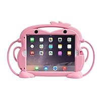 CHIN FAI Kids Case for iPad Air (3rd Gen) 10.5" 2019 / iPad Pro 10.5 2017, Shockproof Silicone Handle Stand Protective Cover Multi-Purpose Fun Case with Built-in Apple Pencil Holder (Pink)