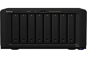 Synology DiskStation DS1819+ iSCSI NAS Server with Intel Atom 2.1GHz CPU, 8GB Memory, 16TB HDD Storage, DSM Operating System