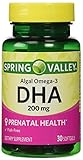 Spring Valley - DHA 200 mg, Plant-Pure Omega-3, 30 Softgels