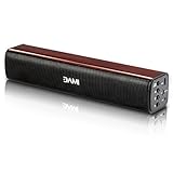 Wireless Bluetooth Speaker, Sonfan Portable Soundbar 3D Surround Compatible with Smartphones Tablets etc (New version)