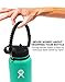 Flaskars Paracord Handle for Hydro Wide Mouth 12oz - 64 oz Sport Water Bottle Flask Strap Carrier (Black Speckled)