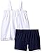 Nautica Girls' Tank Top with Fashion Short Set