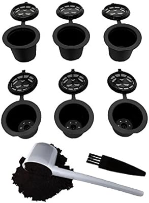 Nespresso Capsules Refillable Reusable Coffee Pods For Nespresso Cups Originalline Compatible Pack Of 6 Amazon Sg Home