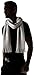 BOSS Hugo Men's Albas Solid Knit Scarf With Tonal Logo