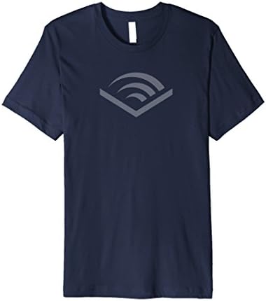 Mens Audible T-Shirt Faded from Audible's collection Large Navy