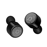 Wireless Bluetooth Earphone, Bodecin TWS Twins Wireless Bluetooth Mini Invisible Earbuds V4.1 Stereo Surround Sound In-Ear Headset with Microphone for iPhone, Samsung, Smartphones&Tablets (Black)