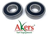 Akers Turf Equipment Spindle Bearings for Bad Boy Zero Turn Mower MZ and MZ Magnum Models 2010-2016 Replaces 037-6024-00 with High Temperature Grease