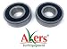 Akers Turf Equipment Spindle Bearings for Bad Boy Zero Turn Mower MZ and MZ Magnum Models 2010-2016 Replaces 037-6024-00 with High Temperature Grease
