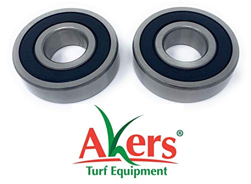 Akers Turf Equipment Spindle Bearings for Bad Boy Zero Turn Mower MZ and MZ Magnum Models 2010-2016 Replaces 037-6024-00 with High Temperature Grease