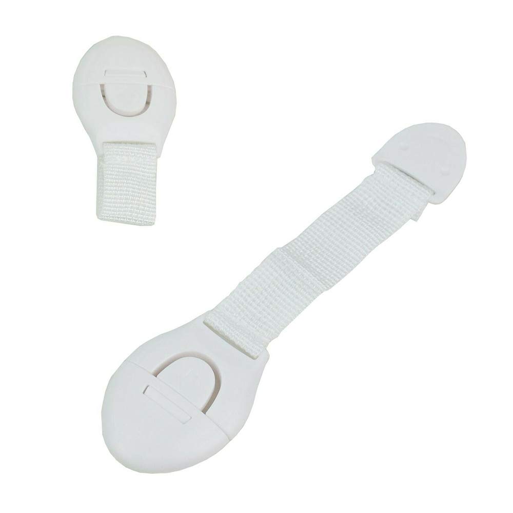 10 Pack Cupboard Lock Child Baby Kid Safety Proof Cabinet Drawer Fridge Pet Door x 10pc Adjustable Child Safety Locks, Proofing, Adhesive Double System for, Drawer, Closet, Refrigerator, Trash