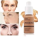 Glamza PHOERA Foundation Concealer Full Coverage Matte 104 Buff Beige UK view 4