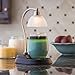Candle Warmers Etc.Pewter Silver Signature Aurora Lamp – for Top-Down Warming & Flame-Free Fragrance